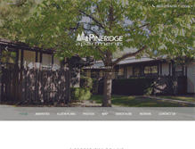 Tablet Screenshot of pineridge-apartments.com